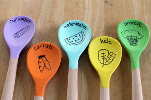 vegetable garden markers | polka dots and picket fences
