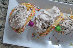 ice cream tacos | polka dots and picket fences