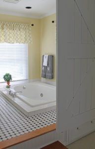 bedroom refresh | polka dots and picket fences