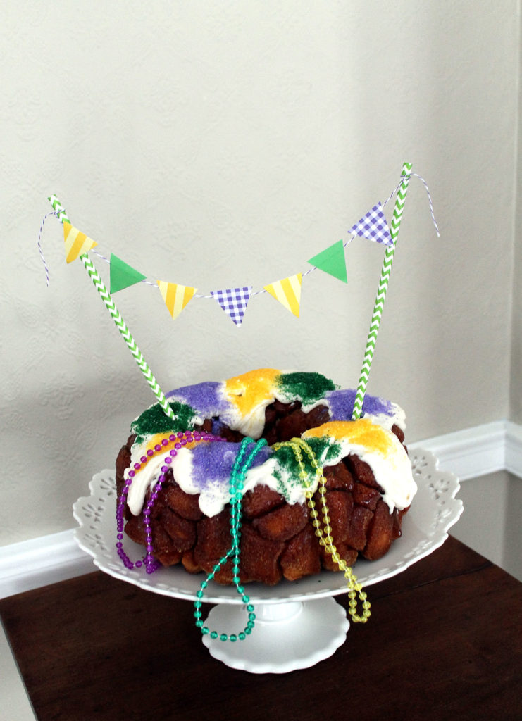 king cake | polka dots and picket fences