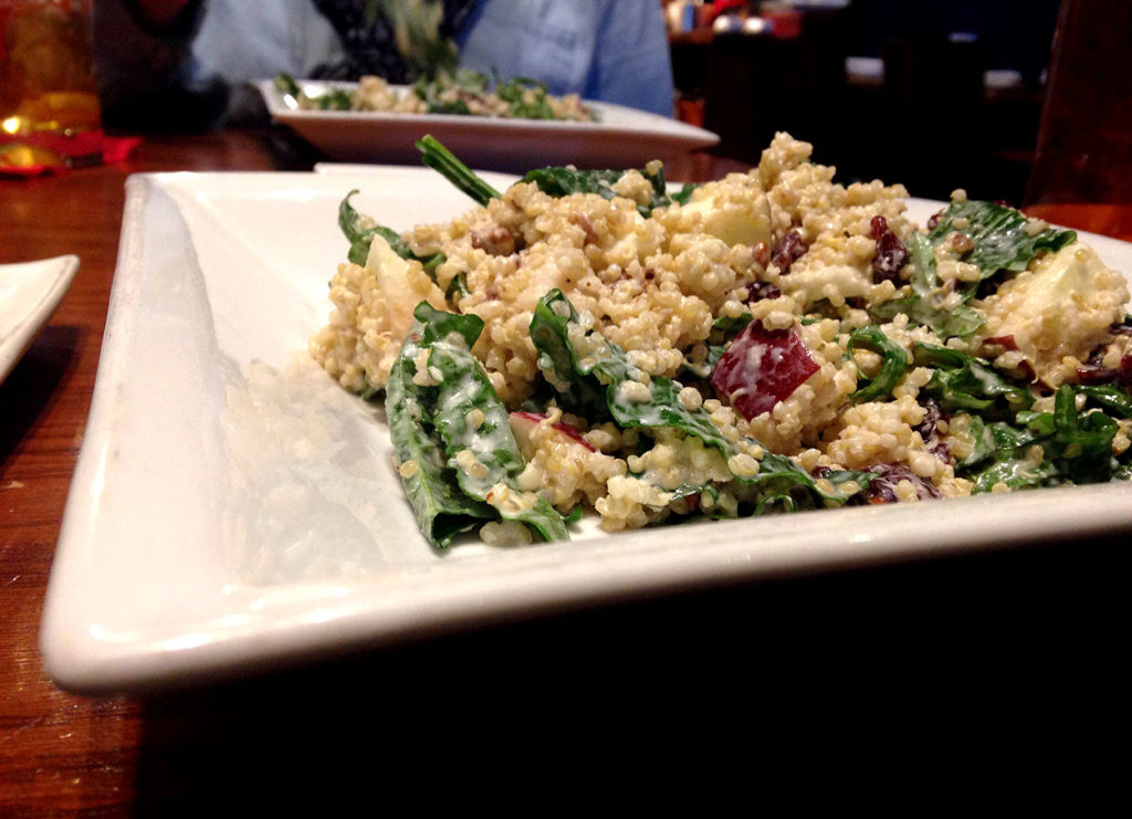 quinoa + kale salad | polka dots and picket fences