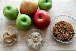 apple and granola snacks | polka dots and picket fences