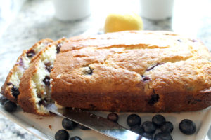 lemon blueberry breakfast bread | polka dots and picket fences