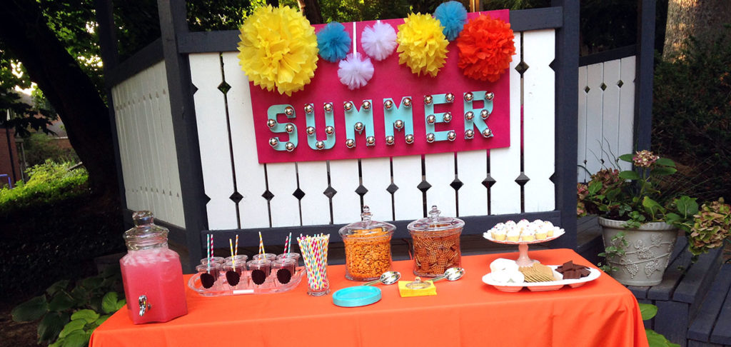 summer party | polka dots and picket fences