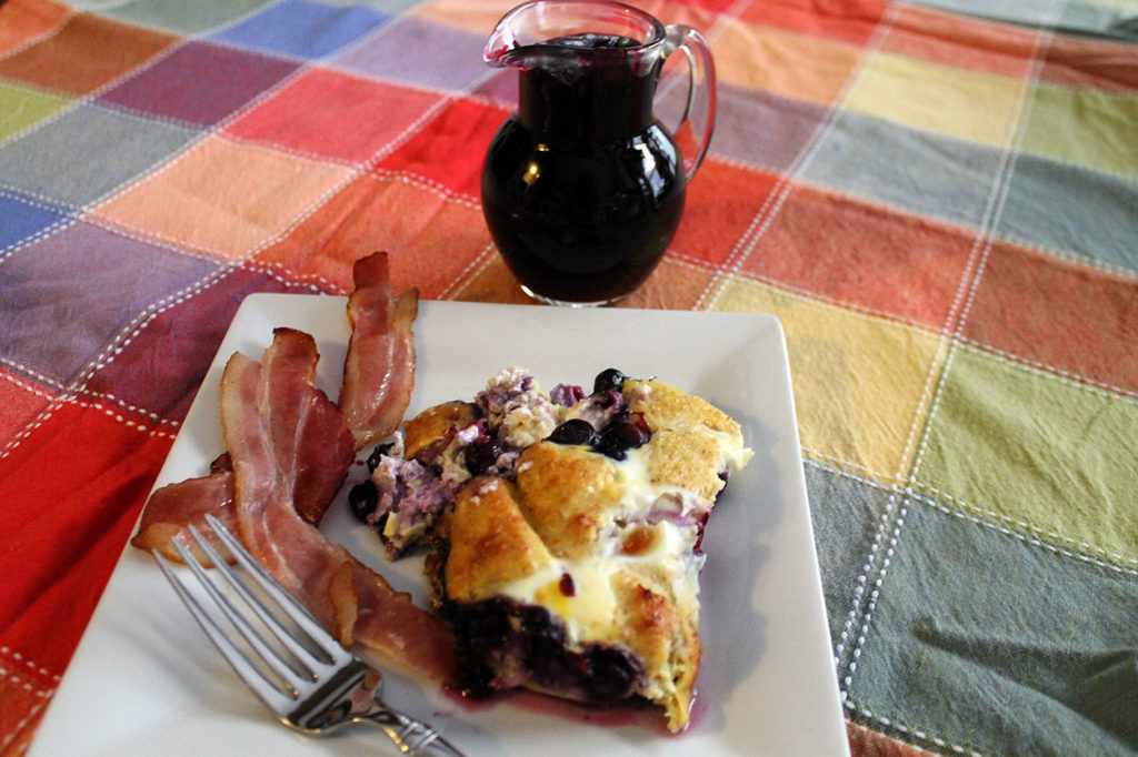 blueberry french toast | polka dots and picket fences