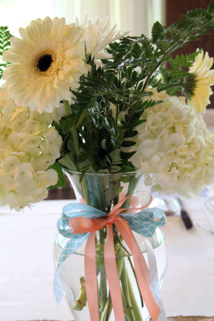 surprise luncheon | polka dots and picket fences