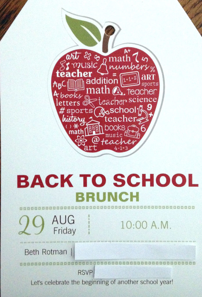 back to school brunch | polka dots and picket fences