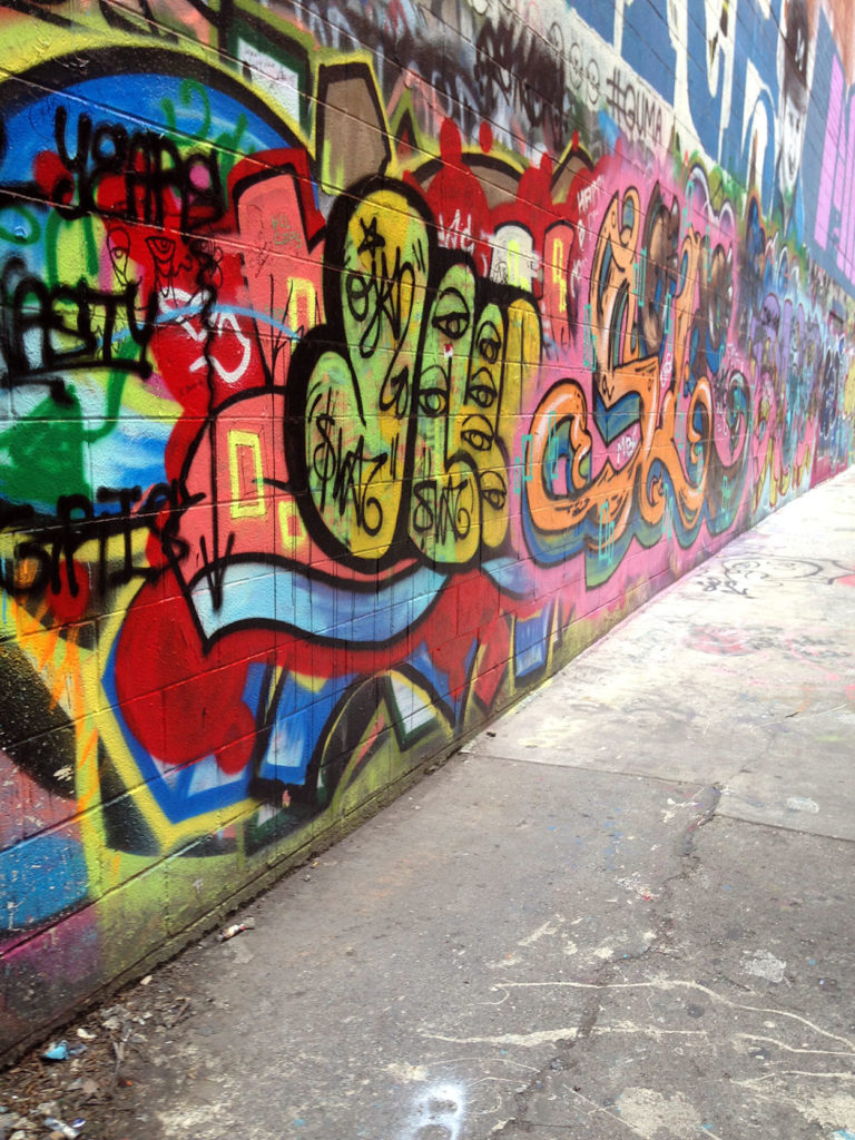 graffiti alley | polka dots and picket fences