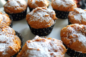 pumpkin muffins | polka dots and picket fences