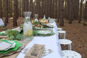 pop up dinner party | polka dots and picket fences