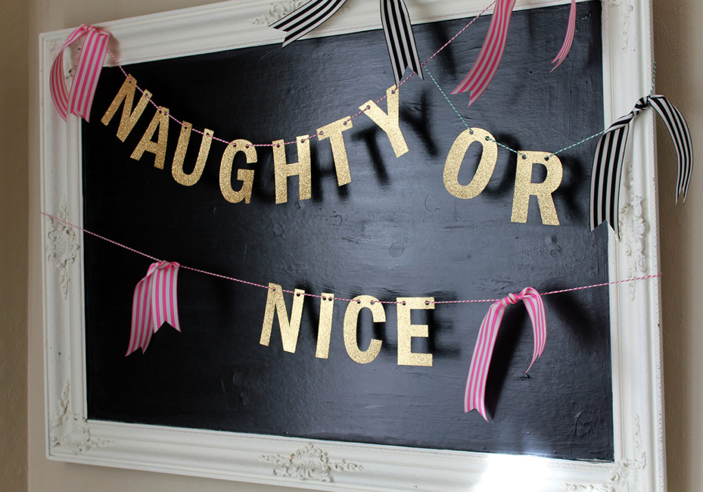 naughty or nice | polka dots and picket fences