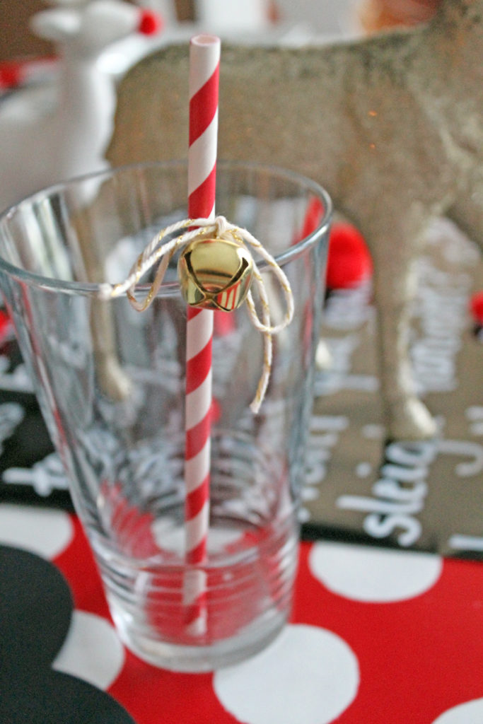 rudolph tablescape | polka dots and picket fences