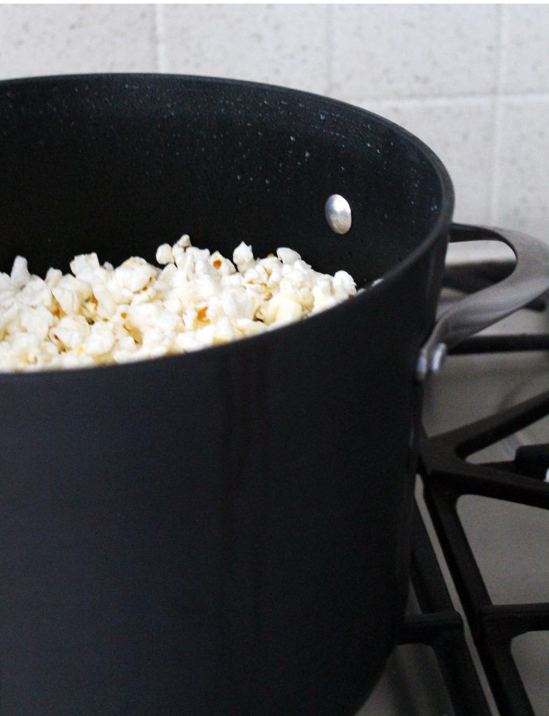 coconut oil popcorn | polka dots and picket fence